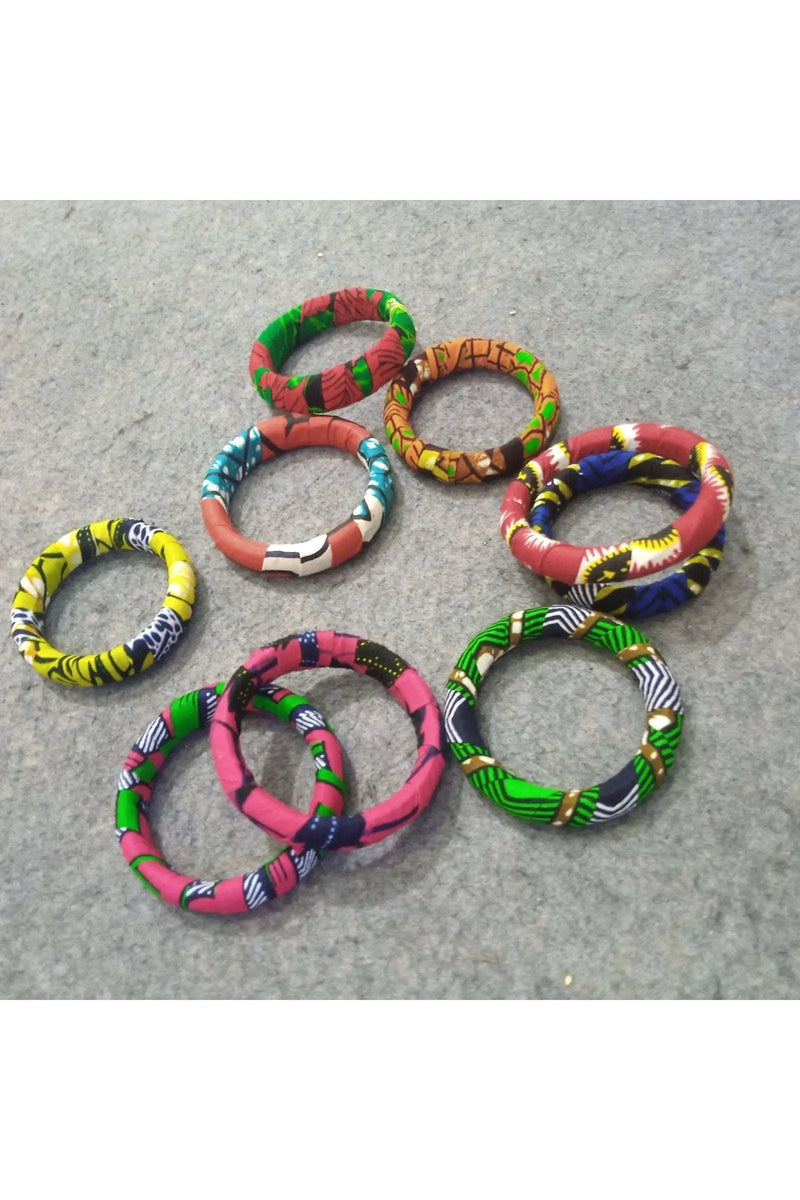 African Kitenge Bracelet /pc murukali.com