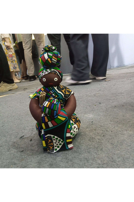 African Mother Sit Doll Handcraft murukali.com