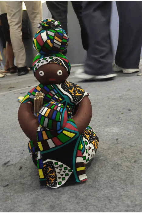 African Mother Sit Doll Handcraft murukali.com