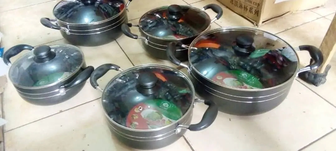 Aluminum Cookware set of 5pcs murukali.com