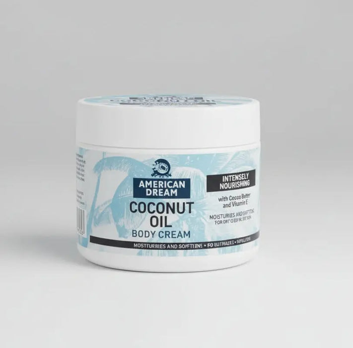 American Dream Coconut Oil Body Cream with Cocoa Butter & Vitamin E 500ml