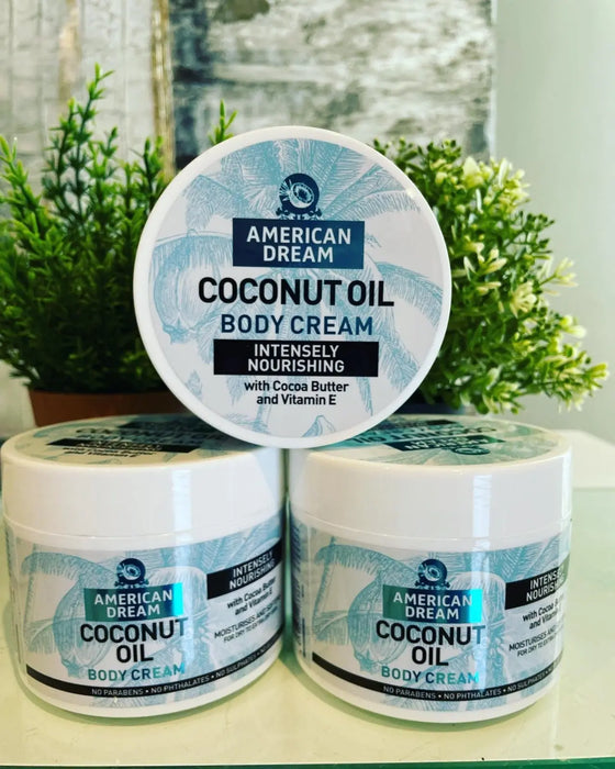 American Dream Coconut Oil Body Cream with Cocoa Butter & Vitamin E 500ml