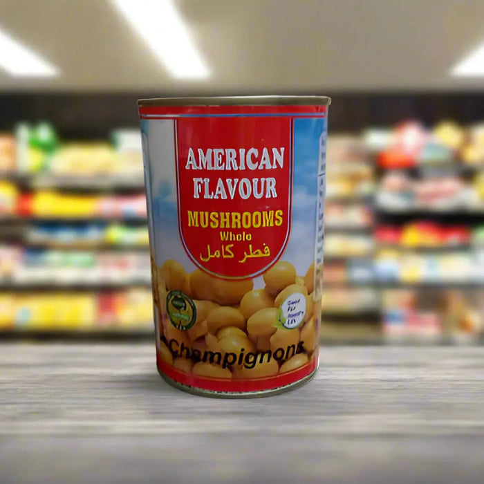 American Flavour Whole Champignons Mushrooms - Canned (400g) Murukali.com