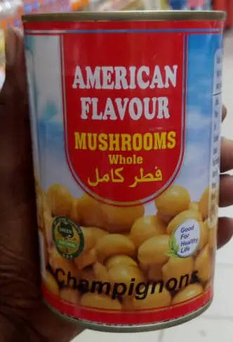 American Flavour Whole Champignons Mushrooms - Canned (400g) Murukali.com