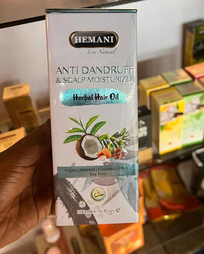 Anti-Dandruff & Scalp Moisturizer Herbal Hair Oil (200ml) Murukali.com
