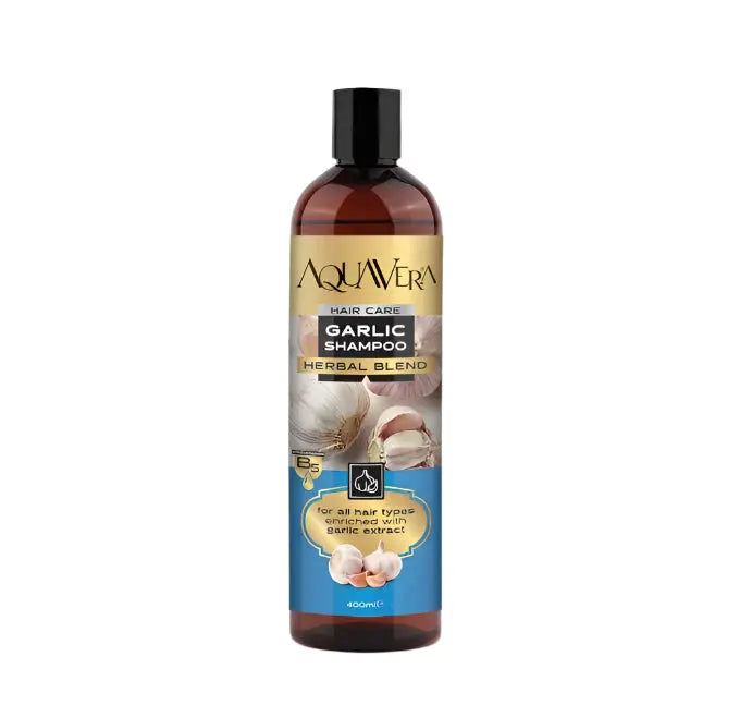 Aquavera Hair Care Garlic Shampoo 400ml murukali.com