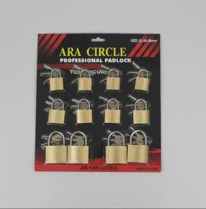 Ara Circle Professional Padlock Set of 12pcs kukiranguzo