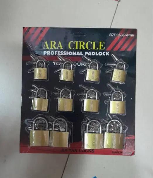 Ara Circle Professional Padlock Set of 12pcs kukiranguzo