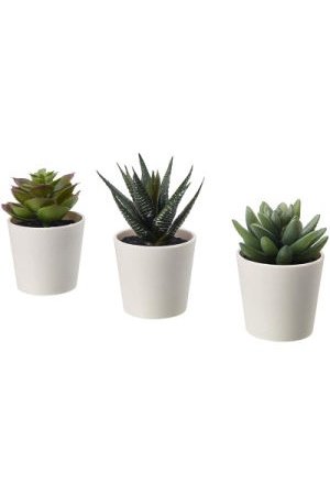 Artificial Potted Plant with Pot Indoor Outdoor Succulent 6g murukali.com