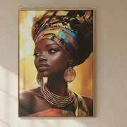 Artistic Wall Decor Painting of African Woman 80 x 120 cm IRAME KAGUGU SHOP