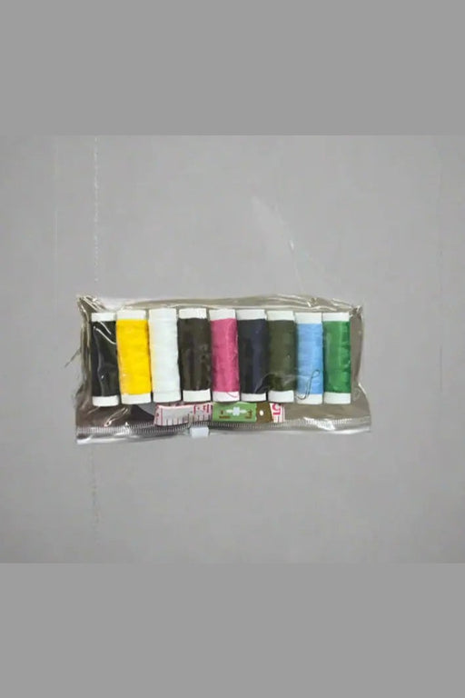 Assorted Sewing Thread Pack - 9 Vibrant Colors for All Projects Murukali.com