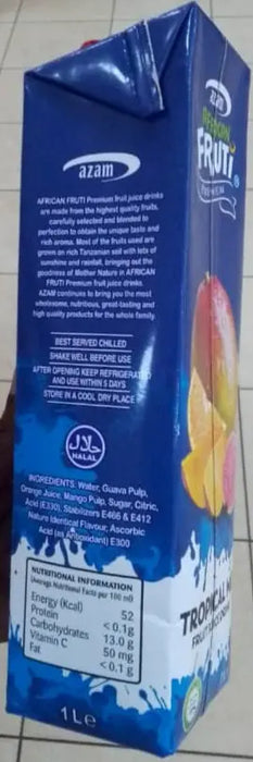 Azam African Fruti Premium Tropical Mix Fruit Juice Drink 1L Murukali.com