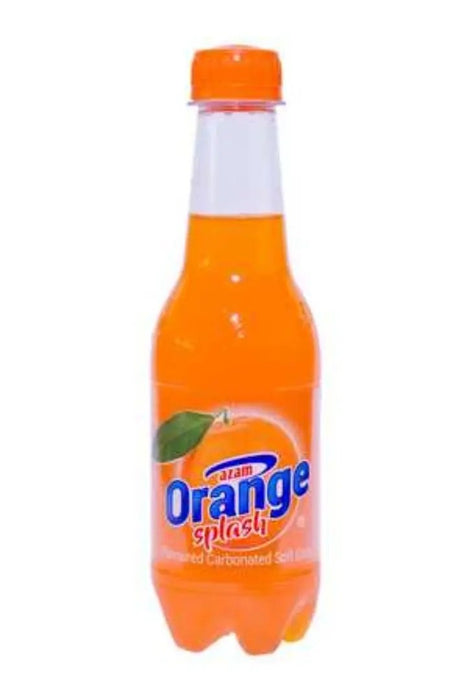 Azam Orange Splash Flavoured Carbonated Soft Drink 300ml Murukali.com
