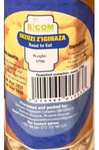 B.COM INZUZI ZIGIHAZA  Pumpkin Roasted  Seeds 170g Murukali.com