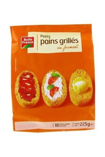 BELLE FRANCE PETIT PAINS GRILLES FROMENT 225G murukali.com