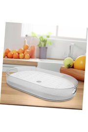 BESTYASH Oval Draining Board Tray / Large Serving & Decorative Fruit Tray Murukali.com