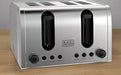 BLACK+DECKER  4 Slice Parallel Slot Toaster - Stainless Steel Murukali.com
