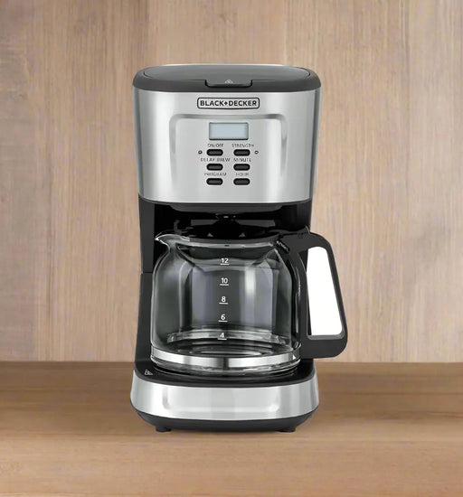 BLACK+DECKER 900W 12-Cup Programmable Coffee Maker Murukali.com