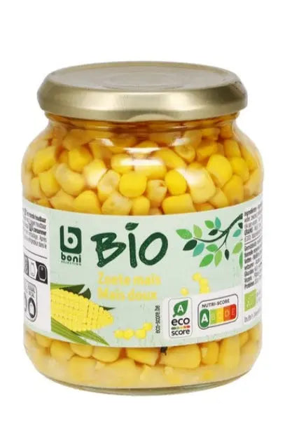 BONI BIO sweet corn 340g murukali.com