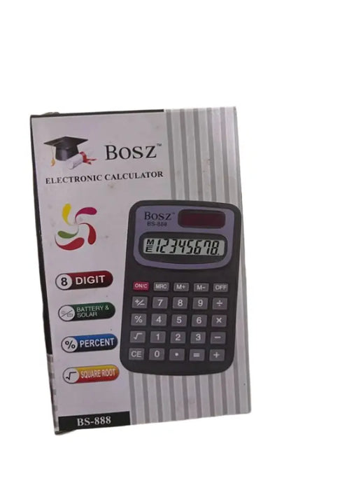 BOSZ BS-888 Electronic Calculator, 8-Digit Murukali.com