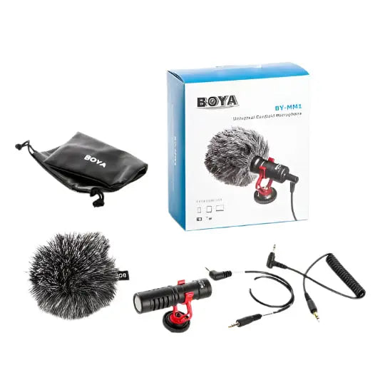 BOYA BY-MM1 Universal Cardioid Microphone – Compact Audio Solution Murukali.com