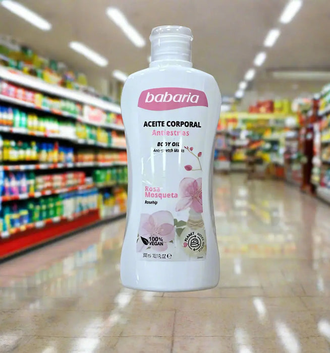 Babaria Aceite Corporal Antiestrias Rosa Mosqueta 300ml Murukali.com