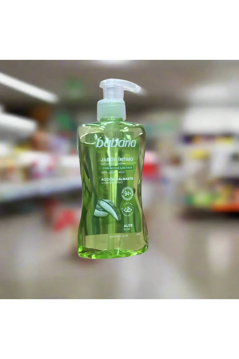 Babaria Intimate Hygiene Soap with Aloe Vera and Lactic Acid 300ml Murukali.com
