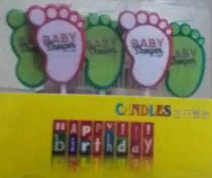 Baby  Birth Shaped Day Candles Murukali.com