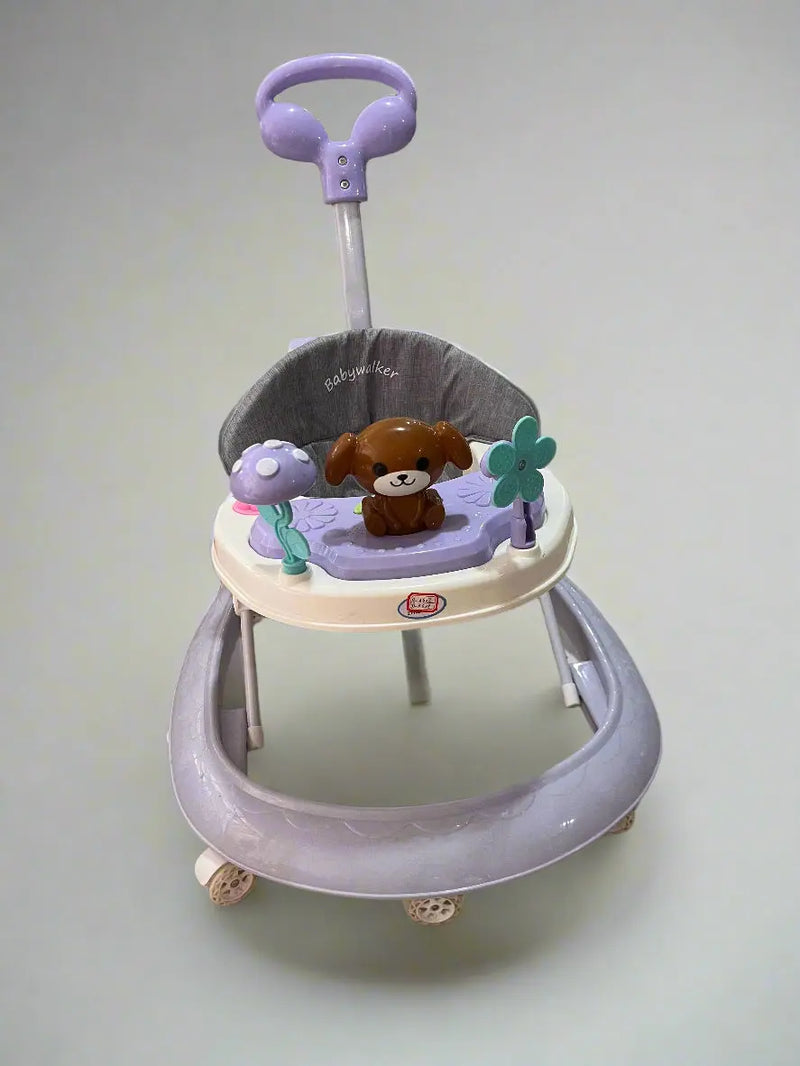 BabyWalker Purple Activity Walker with Puppy Toy Murukali.com