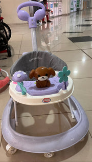 BabyWalker Purple Activity Walker with Puppy Toy Murukali.com
