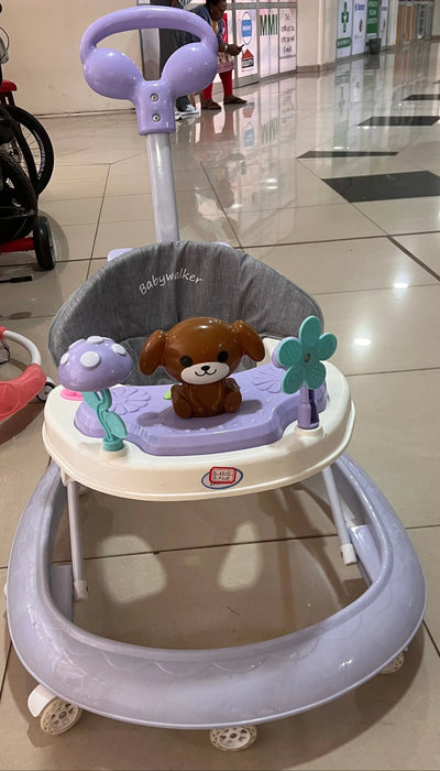 BabyWalker Purple Activity Walker with Puppy Toy Murukali.com