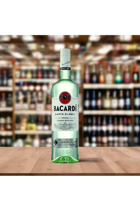 Bacardi Carta Blanca Superior White Rum - 750ml (40% ABV) Murukali.com