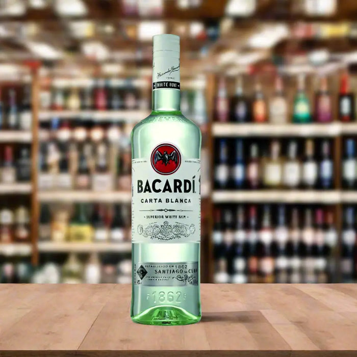 Bacardi Carta Blanca Superior White Rum - 750ml (40% ABV) Murukali.com