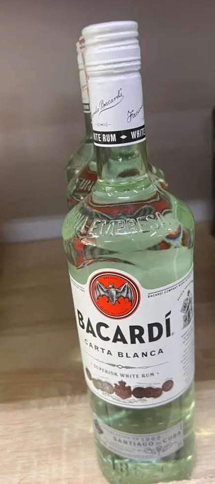 Bacardi Carta Blanca Superior White Rum - 750ml (40% ABV) Murukali.com