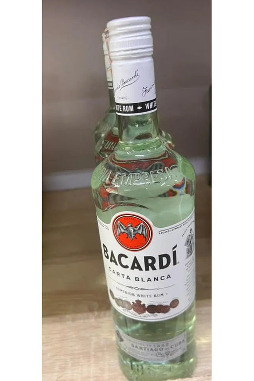 Bacardi Carta Blanca Superior White Rum - 750ml (40% ABV) Murukali.com