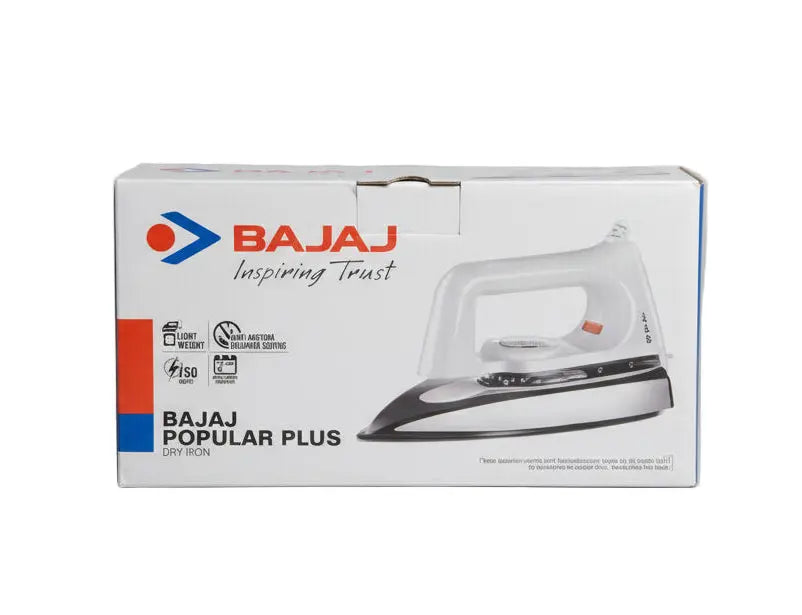 Bajaj Popular Plus 750-Watt Dry Iron Murukali.com