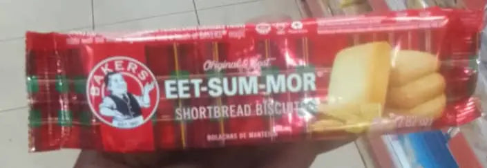 Bakers Eet-Sum-Mor Shortbread Biscuits 80g Murukali.com