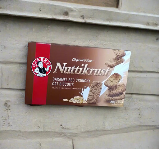 Bakers Nuttikrust Caramelised Crunchy Oat Biscuits 200g Murukali.com