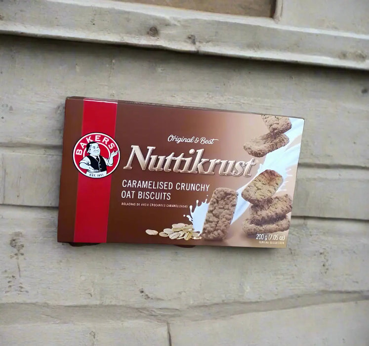 Bakers Nuttikrust Caramelised Crunchy Oat Biscuits 200g Murukali.com
