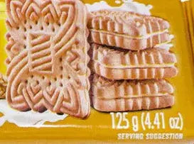 Bakers Topper Cream Biscuits Custard Flavoured 125g Murukali.com