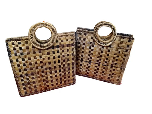 Banana Fibre Basket Bag 1pc murukali.com