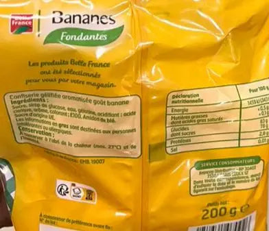 Bananes Fondantes Belle France 200g Murukali.com