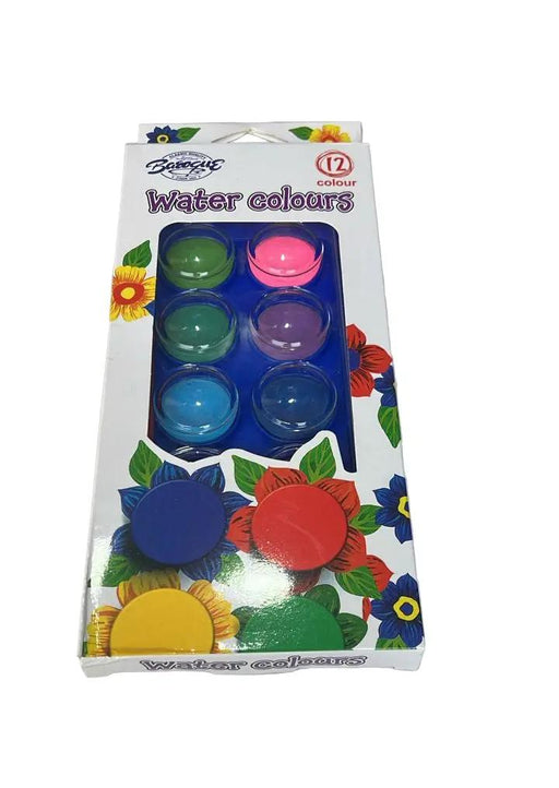 Baroque Water Colours 12 Colour Murukali.com