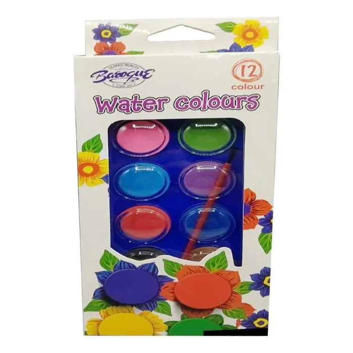 Baroque Water Colours 12 Colour Murukali.com