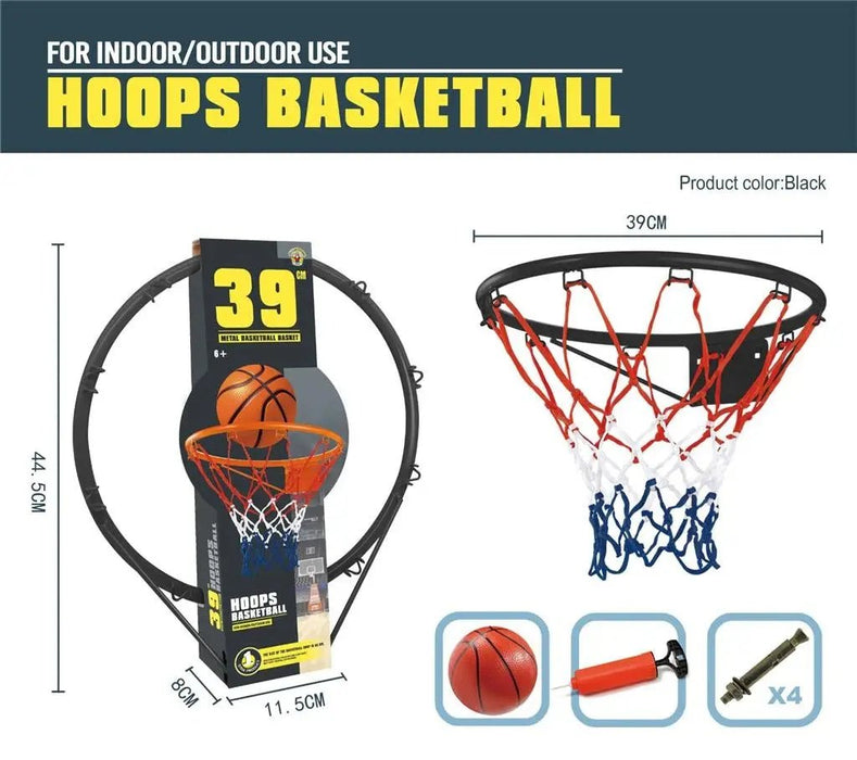 Basketball Hoop 39cm – Fun for Kids  Indoor/Outdoor Play Murukali.com