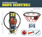 Basketball Hoop 39cm – Fun for Kids  Indoor/Outdoor Play Murukali.com