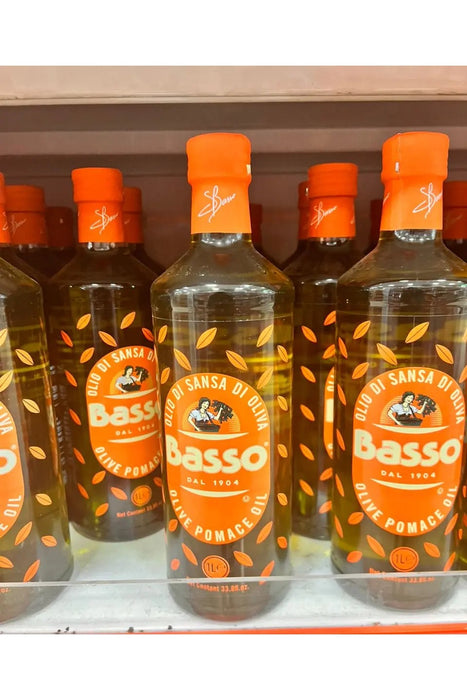 Basso Olive Pomace Oil 1pcs 1L Murukali.com
