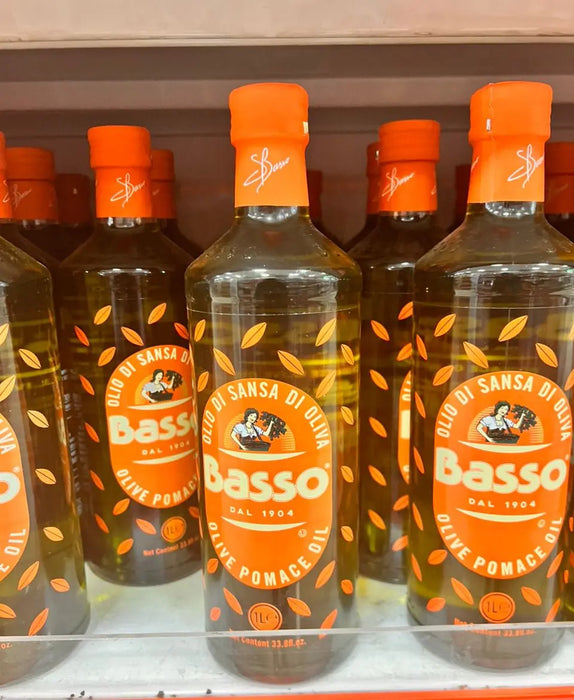 Basso Olive Pomace Oil 1pcs 1L Murukali.com