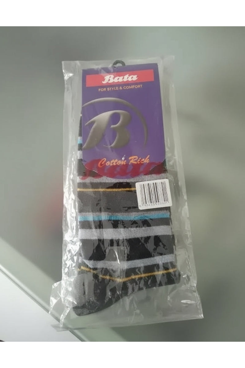 Bata Cotton Rich Striped Socks Murukali.com