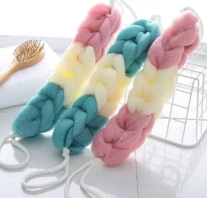 Bath Sponge Towel Shower  Three-Section Mesh Bath Scrubber Murukali.com